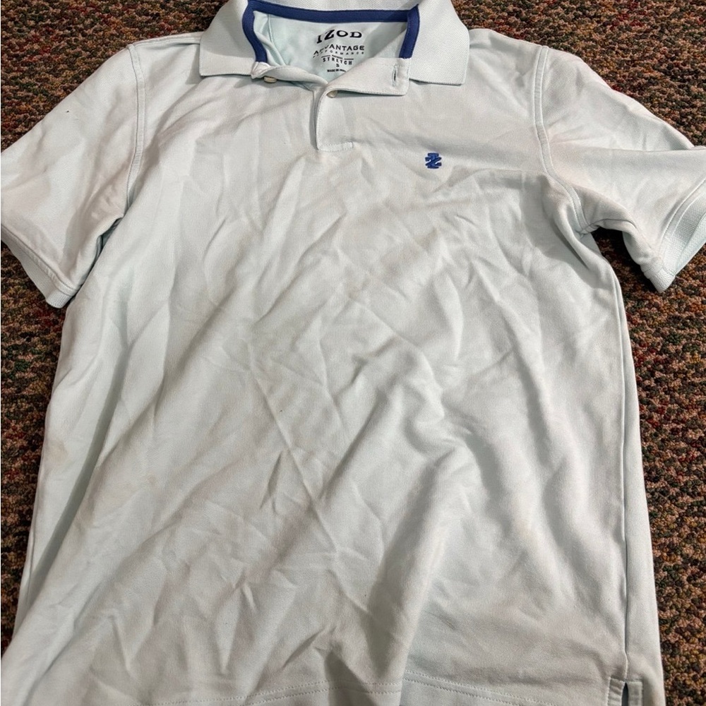 IZOD Men's Soft Blue Polo Shirt